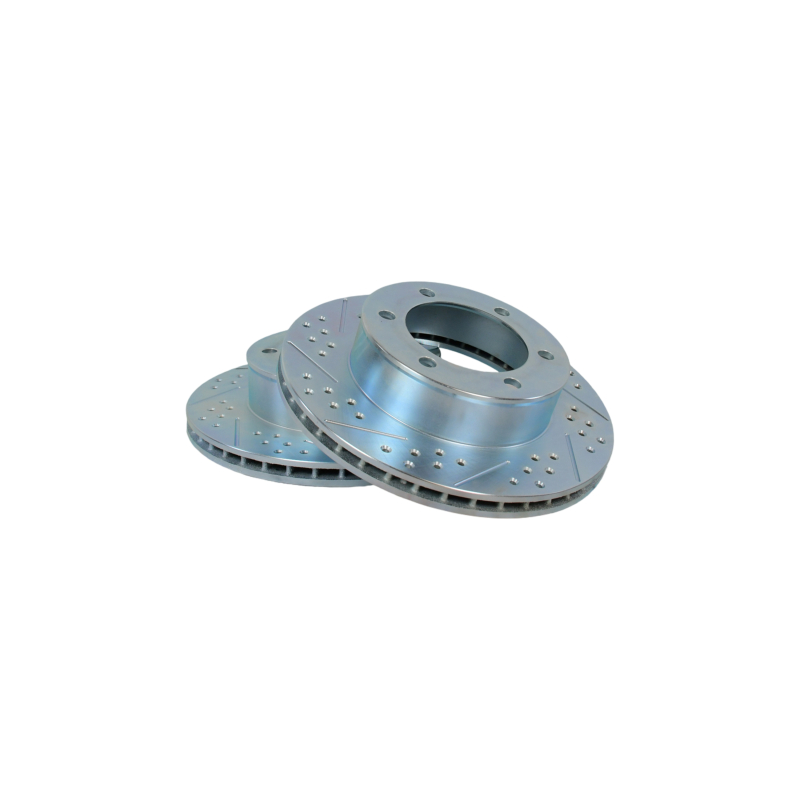 Toyota Tacoma Brake Rotors (2) - Front - Baer Brakes - Claw Performance Rotors, Slot & Drilled - Zinc-Plated - `95-`04